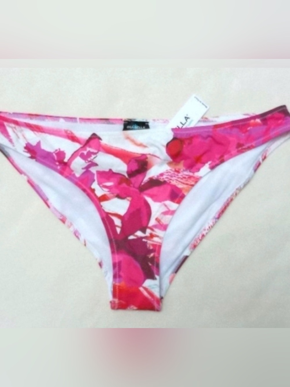 Cosabella Mare Annabella Iris Shell Pink Bikini Bottom, size Large NWT